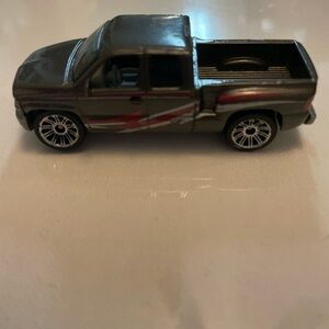 VTG Matchbox Chevy Silverado Die-Cast Toy Truck - Black and Red
